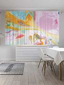 Комплект штор JoyArty Красочные брызги Oxford DeLux 1.45x1.8 м (2 шт)