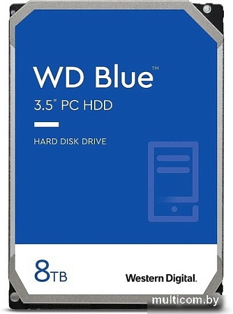 Жесткий диск WD Blue 8TB WD80EAAZ