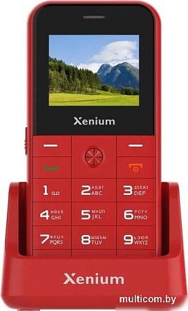 Xenium X718 (красный)