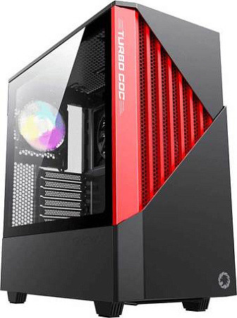 Корпус GameMax Contac COC BR (черный/красный)