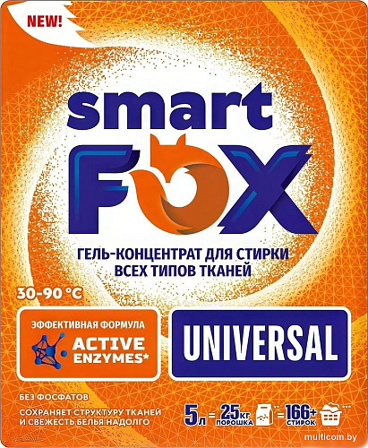 Гель для стирки Smart FOX Universal 190009 (5 л)