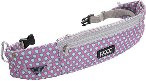 сумка для дрессуры Doog Walkie Belt WB19 (розовый с каплями)
