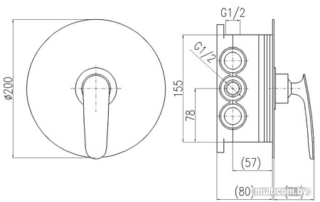 Смеситель Slezak RAV Тигрис TG183BOX