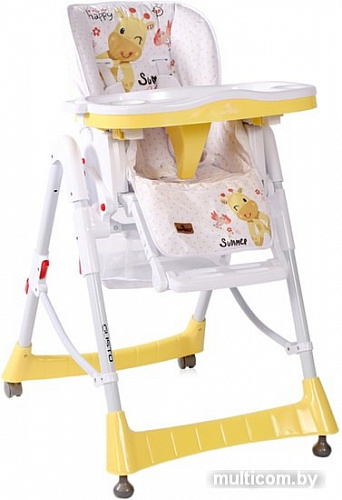 Стульчик для кормления Lorelli Gusto (yellow giraffe)