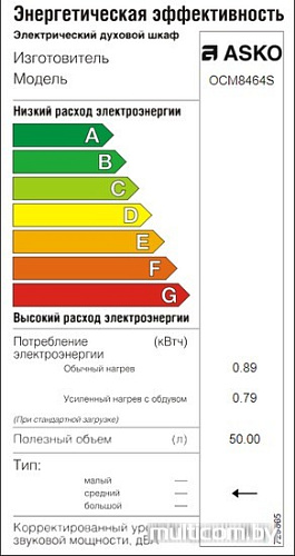 Электрический духовой шкаф ASKO OCM8464S