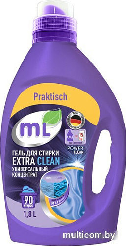 Гель для стирки Meine Liebe ML Extra Clean универсальный концентрат 1.8 л