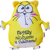 Игрушка-подушка Mni Mnu Прошу любить и гладить Котэ 2986123