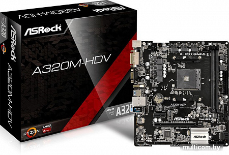 Материнская плата ASRock A320M-HDV
