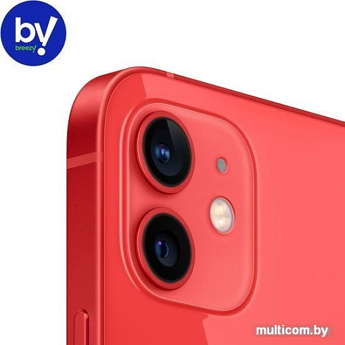 Смартфон Apple iPhone 12 64GB Воcстановленный by Breezy, грейд A+ ((PRODUCT)RED)