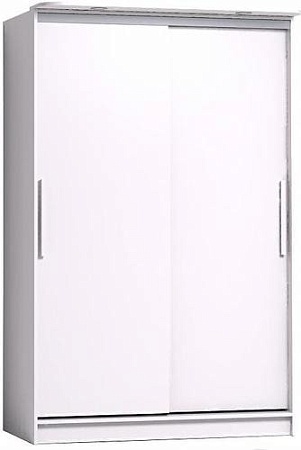 Шкаф-купе Глазов Strike 1350 ЛДСП (белый)