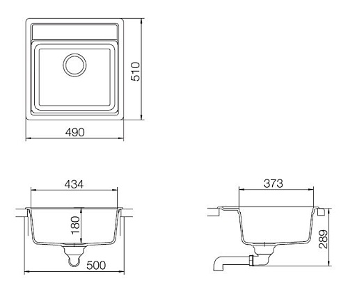 Кухонная мойка TEKA Menorca 50 S-TG onyks (40144573)