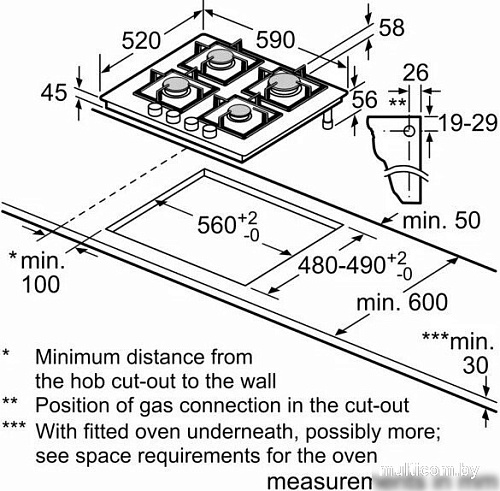 Варочная панель Bosch Serie 6 PPH6A6I10