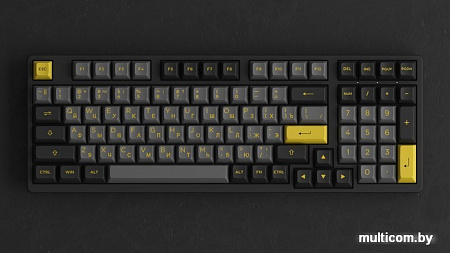 Клавиатура Akko 3098B Black & Gold (Akko CS Jelly Purple)