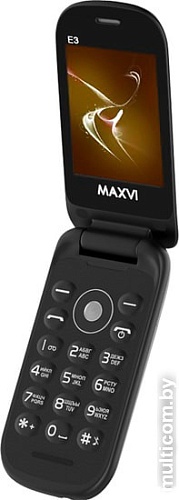 Мобильный телефон Maxvi E3 (черный)