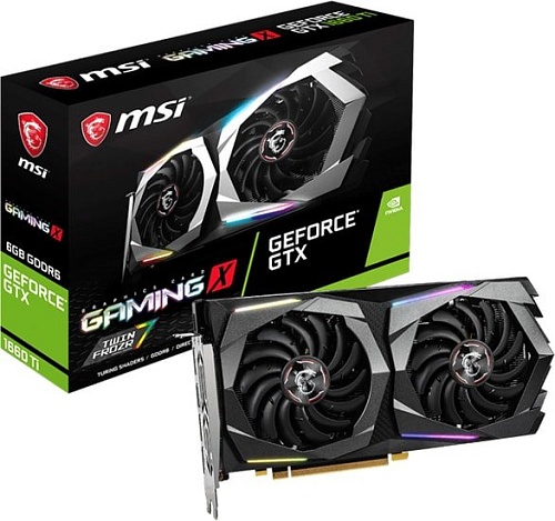 Видеокарта MSI GeForce GTX 1660 Ti Gaming X 6GB GDDR6