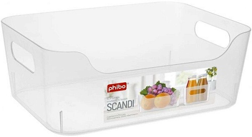 Корзина Phibo Scandi 3.1 л 433237001 (прозрачный)