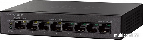 Коммутатор Cisco SG110D-08HP