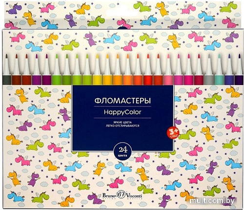 Фломастеры Bruno Visconti Happycolor 32-0026 (24цв)
