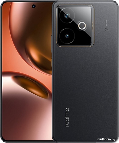 Телефон Realme GT7 T RMX5085 12GB/512GB международная версия (ледяной черный)