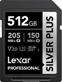 Карта памяти Lexar Professional SILVER PLUS SDXC LSDSIPL512G-BNNNG 512GB