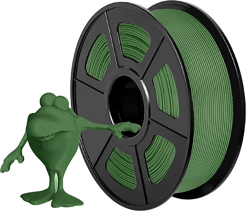 Пластик NV Print NV-3D-PLA-MATTE-OLIVE-GREEN (1.75мм, 1кг, оливковый/зеленый)