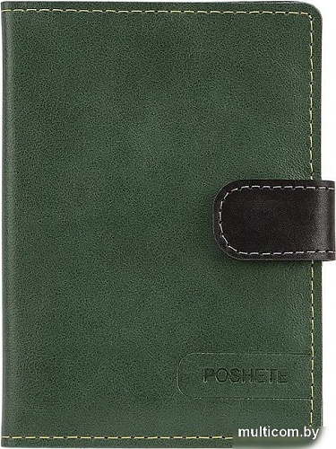 Кошелек Poshete 604-141NPK-GNB (зеленый/черный)