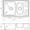 Кухонная мойка Omoikiri Sagami 79-2 IN-L