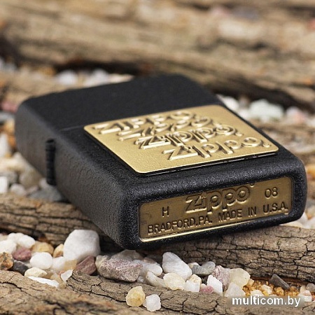 Зажигалка Zippo Classic 362 Black Crackle