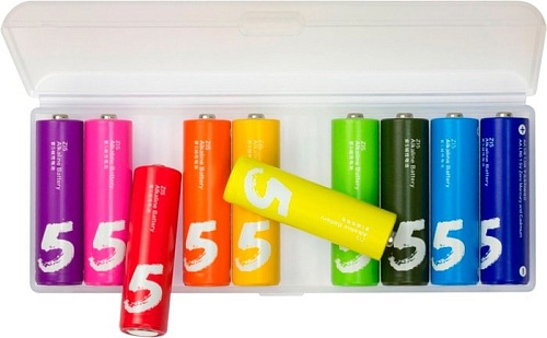 Батарейка ZMI ZI5 Rainbow AA 10 шт. AA501 Colors