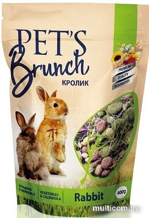 Корм для грызунов Pet's Brunch для кроликов 400 г