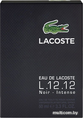 Lacoste L.12.12 Noir-Intense EdT (50 мл)