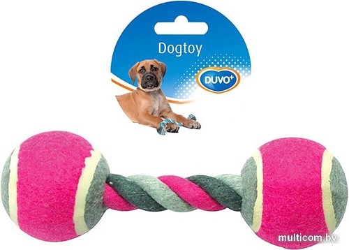 Игрушка для собак Duvo Plus Гантель с мячиками 4705041/DV