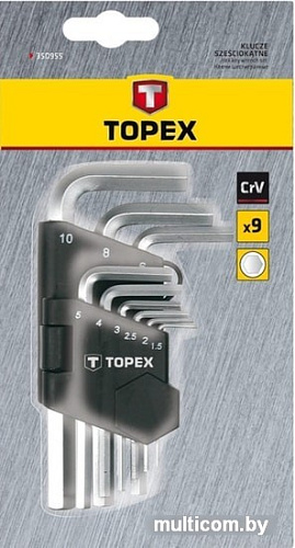 Набор ключей TOPEX 35D955 (9 предметов)