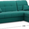 Угловой диван Moon Trade Рио 109 002936 (зеленый)