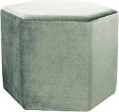 Пуфик Brioli Сота (в8 светло-серый)