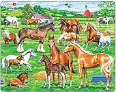 Пазл Larsen Лошади FH50