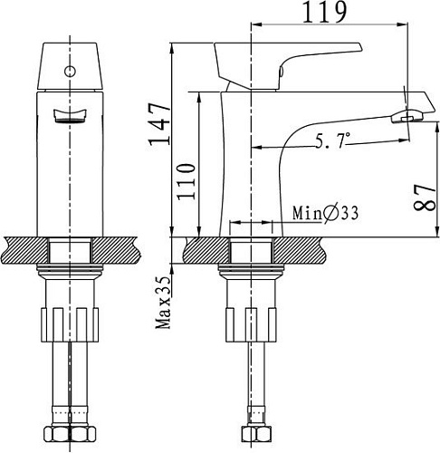 Смеситель Novaservis 39003.0
