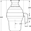 Измельчитель пищевых отходов Bone Crusher BC 1000