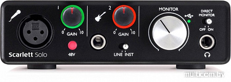Аудиоинтерфейс Focusrite Scarlett Solo Studio (2-е поколение)