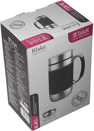 Термокружка Taller TR-2406 0.45л (черный)