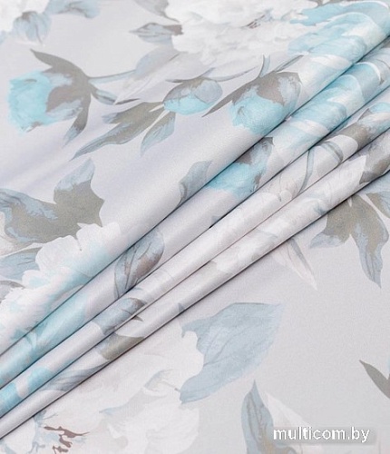 Штора Legrand Букет габардин 1.5x2.6 м 58122925 (зеленый)