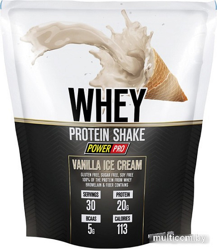 Протеин сывороточный (изолят) Power Pro Whey Shake PP982127 (900г, ванильное мороженое)