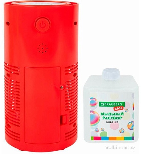Пистолет для создания мыльных пузырей BRAUBERG Фонтан со звуком салюта 665150