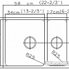 Кухонная мойка Asil AS 261-L (полированная, 1 мм)