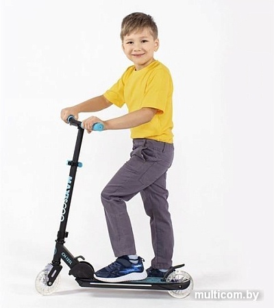 Двухколесный детский самокат Maxiscoo CH-125L MSC-CH125L-B (голубой)