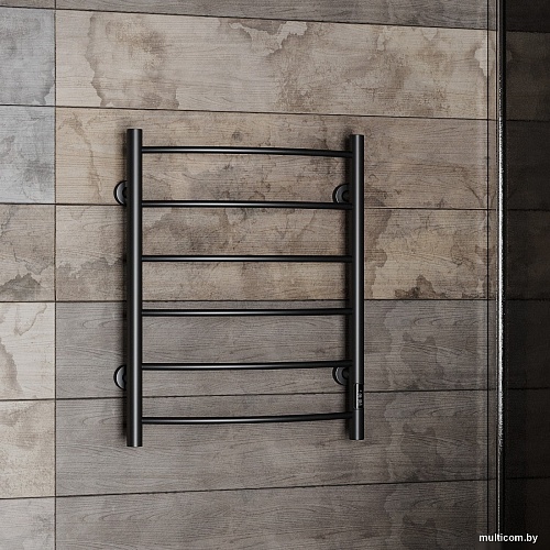 Полотенцесушитель Roxen Santi BK-109AW-6T 11030-5365B (черный)