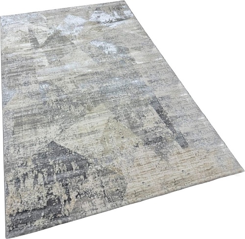 Ковер для жилой комнаты Radjab Carpet Амальфи Прямоугольник A3973A 13634 (1.2x1.8, Ivory/Antrasit)