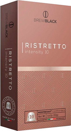 Кофе в капсулах BrewBlack Ristretto 10 шт