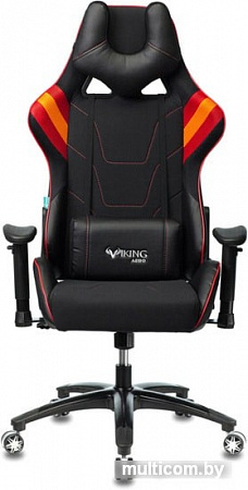Кресло Бюрократ Viking 4 Aero Red Edition (черный)
