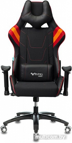Кресло Бюрократ Viking 4 Aero Red Edition (черный)
